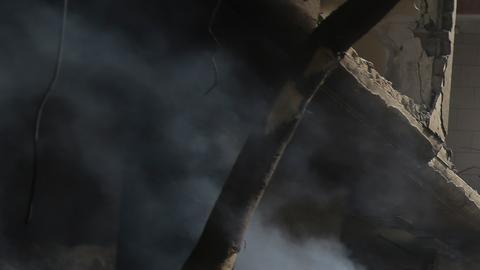 Destrucción en Gaza.