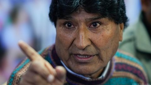 Evo Morales, expresidente de Bolivia