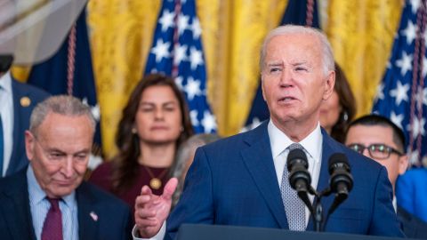 Biden pronunció su discurso en el evento del 12º aniversario de DACA realizado en la Casa Blanca.