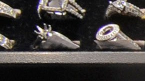 The display window of Iannelli Diamonds on 47th Street in New York's diamond district is filled with gold and silver jewelry, Wednesday, Nov. 11, 2009. The price of gold is soaring, setting a new record of $1,119 an ounce on Wednesday - confounding market analysts who thought there was no way gold would remain so expensive when it first cracked the unheard-of $1,000 mark last year. (AP Photo/Henny Ray Abrams)