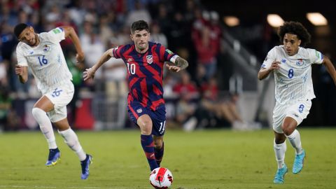 Pulisic en un duelo contra Panamá.