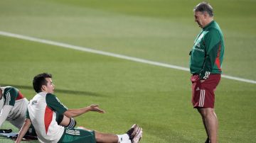 Hirving Lozano y Gerardo Martino en la selección mexicana.
