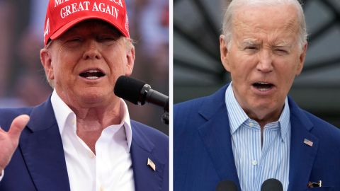 Donald Trump y Joe Biden.