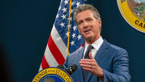 FILE -- California Gov. Gavin Newsom speaks during a news conference in Sacramento, Calif. on May 10, 2024. California residents will be able to watch Gov. Gavin Newsom's State of the State address online this week, his office said Sunday. (AP Photo/Rich Pedroncelli,File)