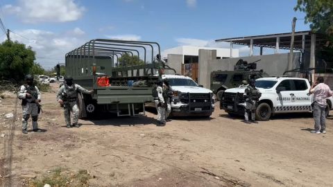 Operativo militar en Sinaloa