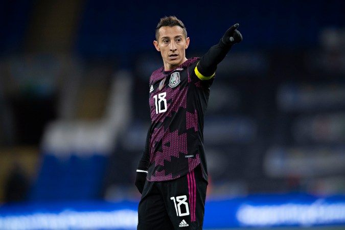 Cardiff, Gales, 27 de marzo de 2021.Andrés Guardado (Mex) ,durante el partido de preparación entre la Selección de Gales y la Selección Nacional de México, celebrada en el estadio Cardiff City. Foto: Imago7/Etzel Espinosa