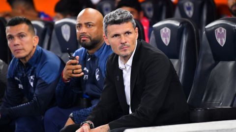 Monterrey, Nuevo León a 10 de febrero de 2024. , durante el partido correspondiente a la jornada 6 del torneo Clausura 2024, entre los rayados de Monterrey y los Tuzos del Pachuca, realizado en el estadio BBVA. Foto: Imago7/ Juan Angel Ovalle