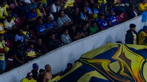 Tifo de Club América durante el partido de vuelta de la final del torneo Clausura 2024 de la Liga MX entre las Águilas del América y la Máquina Cementera del Cruz Azul, celebrado en el Estadio Azteca.