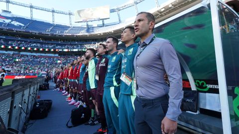 Denver, Colorado, Estados Unidos, 5 de junio de 2024. Jaime Lozano, director técnico, durante un partido amistoso del MEXTOUR 2024, entre la Selección Nacional de México y la Selección de Uruguay, celebrado en el Empower Field at Mile High. Foto: Imago7/ Rafael Vadillo