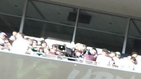 Marcelo Bielsa en su saludo con Jaime Lozano.