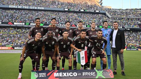 College Station, Texas, Estados Unidos, 8 de junio de 2024. @@@ durante el partido de preparación del MEXTOUR 2024, entre la Selección Nacional de México y la Selección de Brasil, celebrado en el Kyle Field. Foto: Imago7/ Etzel Espinosa