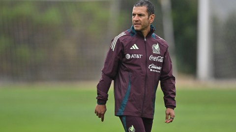 Jaime Lozano, director técnico durante el entrenamiento de la Selección de México previo al arranque de la Copa América 2024.