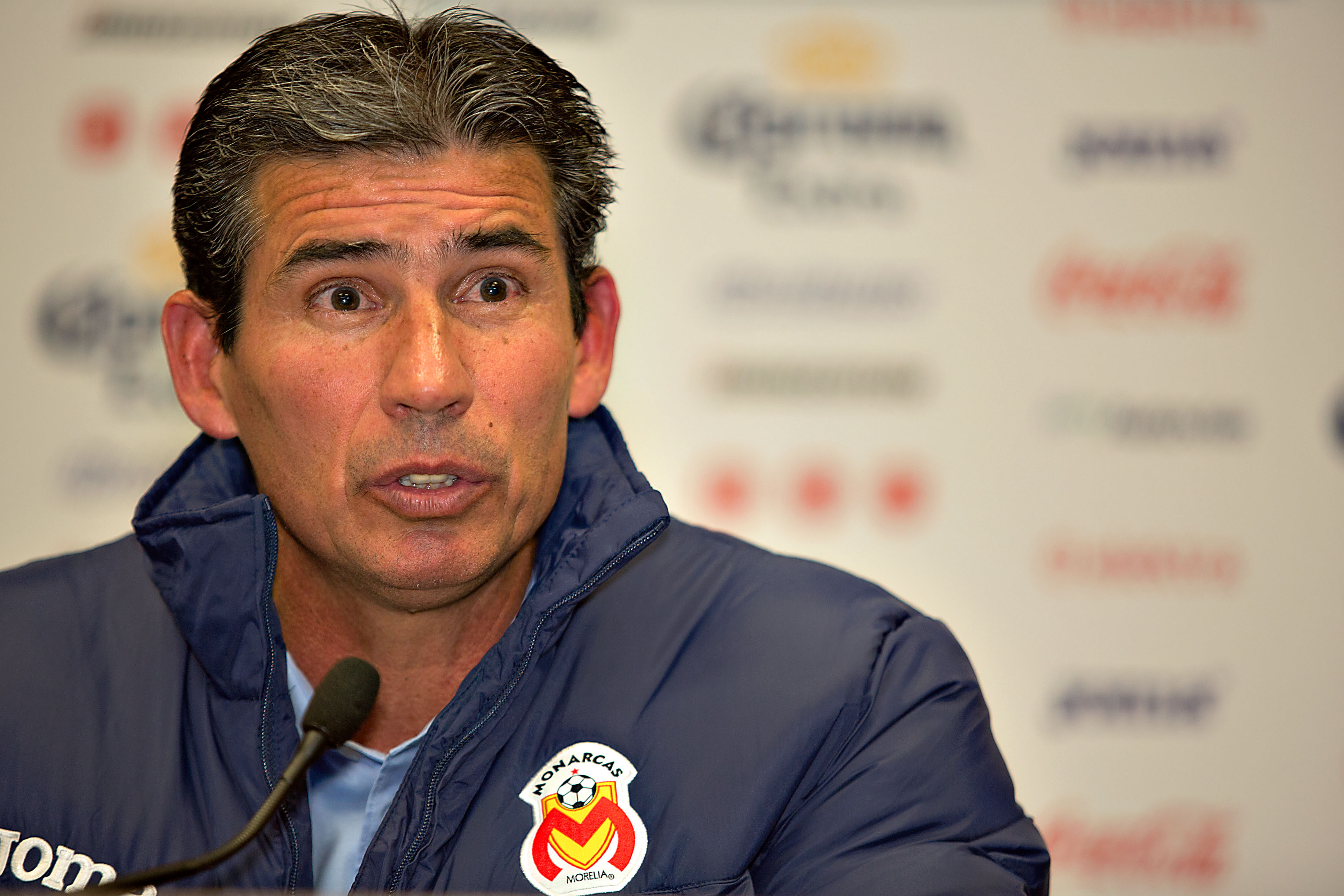 Morelia, Michoacán, 27 de enero del 2014, presentación de Eduardo de la Torre como Nuevo Técnico de Monarcas Morelia. Foto: Imago7/ Sergio Mejía