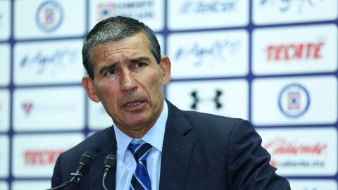 Ciudad de México, 4 de enero de 2018. Eduardo de la Torre, durante la conferencia previo a la jornada 1 del torneo Clausura 2018 de la Liga Bancomer MX celebrada en La Noria. Foto: Imago7/Eloísa Sánchez