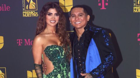 Kimberly Flores y Edwin Luna