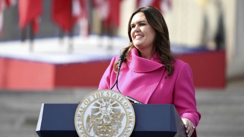 Sarah Huckabee Sanders, gobernadora de Arkansas