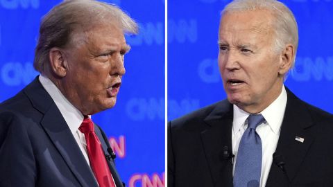 Donald Trump y Joe Biden