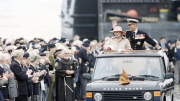 Una celebración real en Pebble Beach los vehículos de la Reina Isabel II