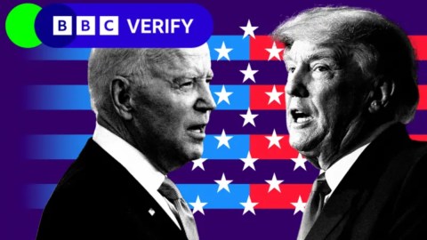 Los moderadores adoptaron una política de no intervención, sin cuestionar la veracidad de las afirmaciones de Trump y Biden.