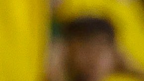 Endrick celebrando su anotación que le dio la victoria a Brasil en su partido amistoso disputado ante la Selección de México en Texas.