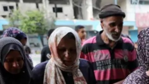 La escuela de Al Sardi es parte de un campamento de refugiados en Gaza.