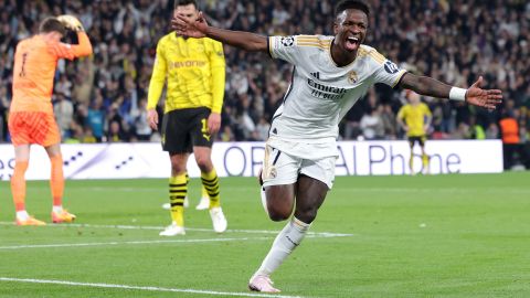 El brasileño Vinícius Júnior fue la gran figura del Real Madrid en la conquista de la final de la Champions League.