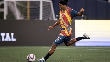 Ronaldinho participó recientemente en un torneo de exhibición en Venezuela llamado la Liga Monumental.