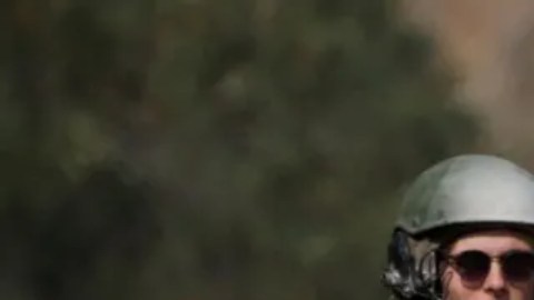 Soldados israelíes cerca de la frontera con Líbano.