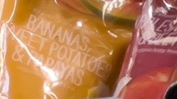 bolsas de puré de manzana contaminado con plomo.