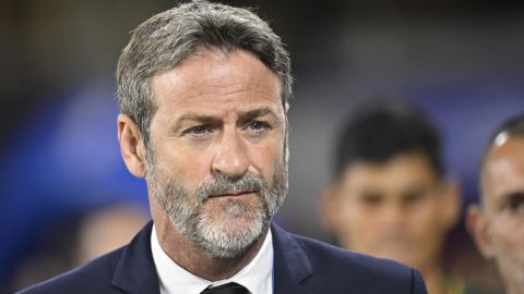 Orlando (United States), 02/07/2024.- Panama head coach Thomas Christiansen takes to the pitch before the start of the CONMEBOL Copa America 2024 group C match between Bolivia and Panama, in Orlando, Florida, United States, 01 July 2024. (Estados Unidos) EFE/EPA/MIGUEL RODRIGUEZ