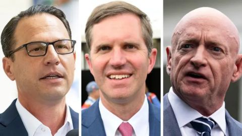 Josh Shapiro, Andy Beshear y Mark Kelly son algunos de los nombres que suenan con más fuerza para la candidatura demócrata a la vicepresidencia.