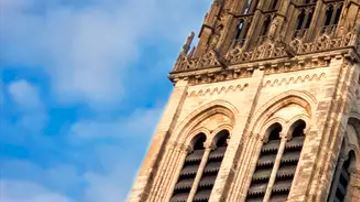 Incendio en la catedral gótica de Ruan, en Francia
