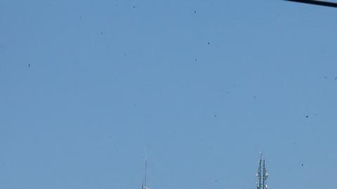Tras un ataque aéreo israelí contra un edificio residencial,  se produce una explosión en Nuseirat, en el centro de la Franja de Gaza.