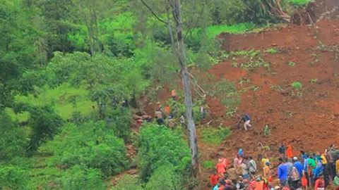Al menos 146 muertos por deslizamiento de tierra en Etiopía