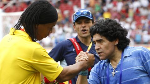 Maradona nunca logró levantar una Copa América.