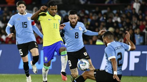 Uruguay ganó 2-0 el último partido contra Brasil.