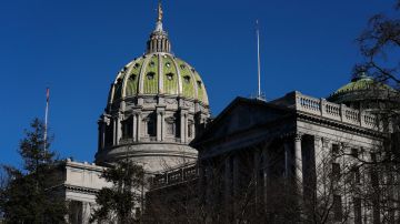 El Capitolio de Pensilvania en Harrisburg.