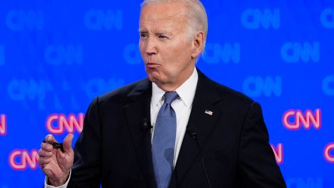 El presidente Biden recibió críticas tras el primer debate presidencial en CNN.