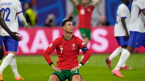 Cristiano Ronaldo en su último partido de una Eurocopa.