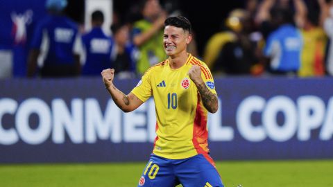 James Rodríguez es la gran figura de Colombia.