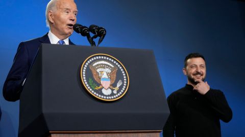 Biden se equivoca y llama por error "Putin" a Zelenski