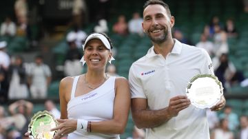 Giuliana Olmos y Santiago González se quedaron con el segundo lugar de dobles mixtos en Wimbledon.