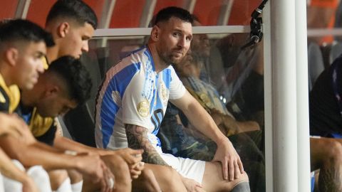 Messi no pudo contener las lágrimas tras su abandono en la final d la Copa América.