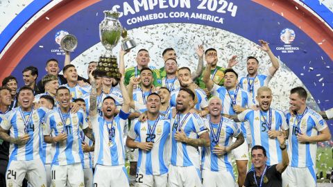 Argentina levantó la Copa América por segunda ocasión consecuttiva.