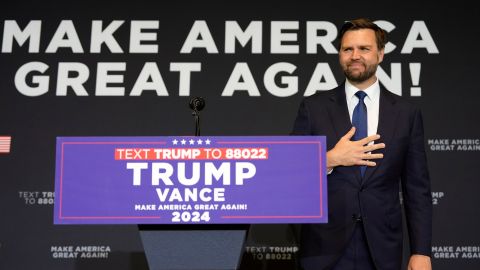 J.D. Vance fue nominado por Trump como candidato a la vicepresidencia por el Partido Republicano.