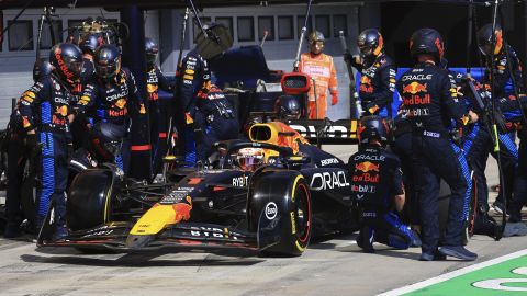 Max Verstappen manifestó su inconformidad al término de la carrera.