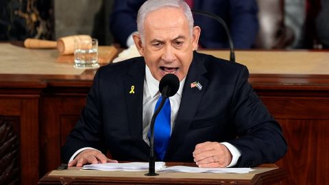 Netanyahu, ante el Congreso estadounidense: "EEUU e Israel deben estar unidos" para ganar