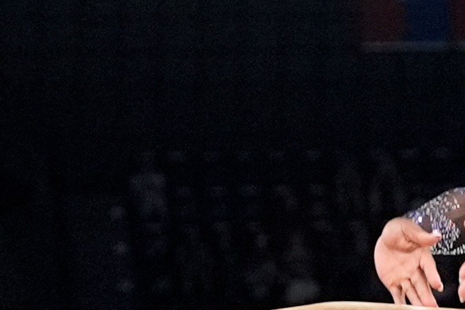 La súper estrella del equipo femenino de gimnasia de Estados Unidos, Simone Biles, durante su participación en los Juegos Olímpicos París 2024.