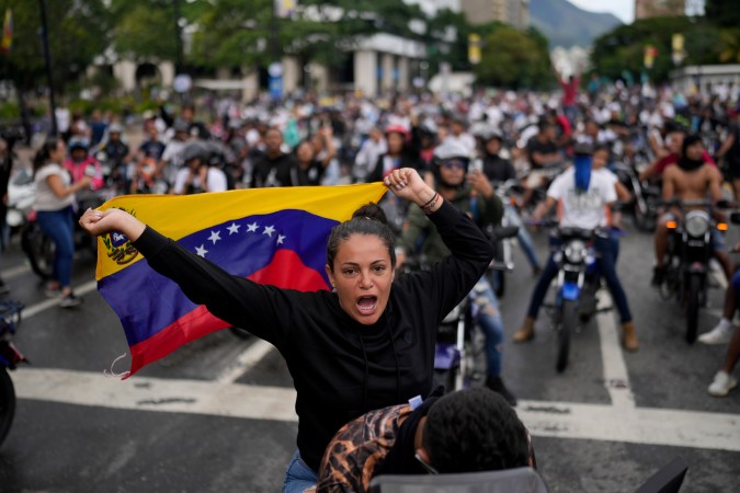 Se registran protestas en Venezuela