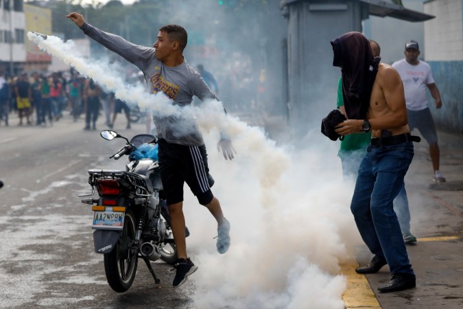 Se registran protestas en Venezuela